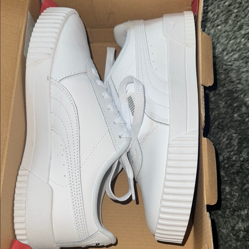 Puma White Platform Sneakers